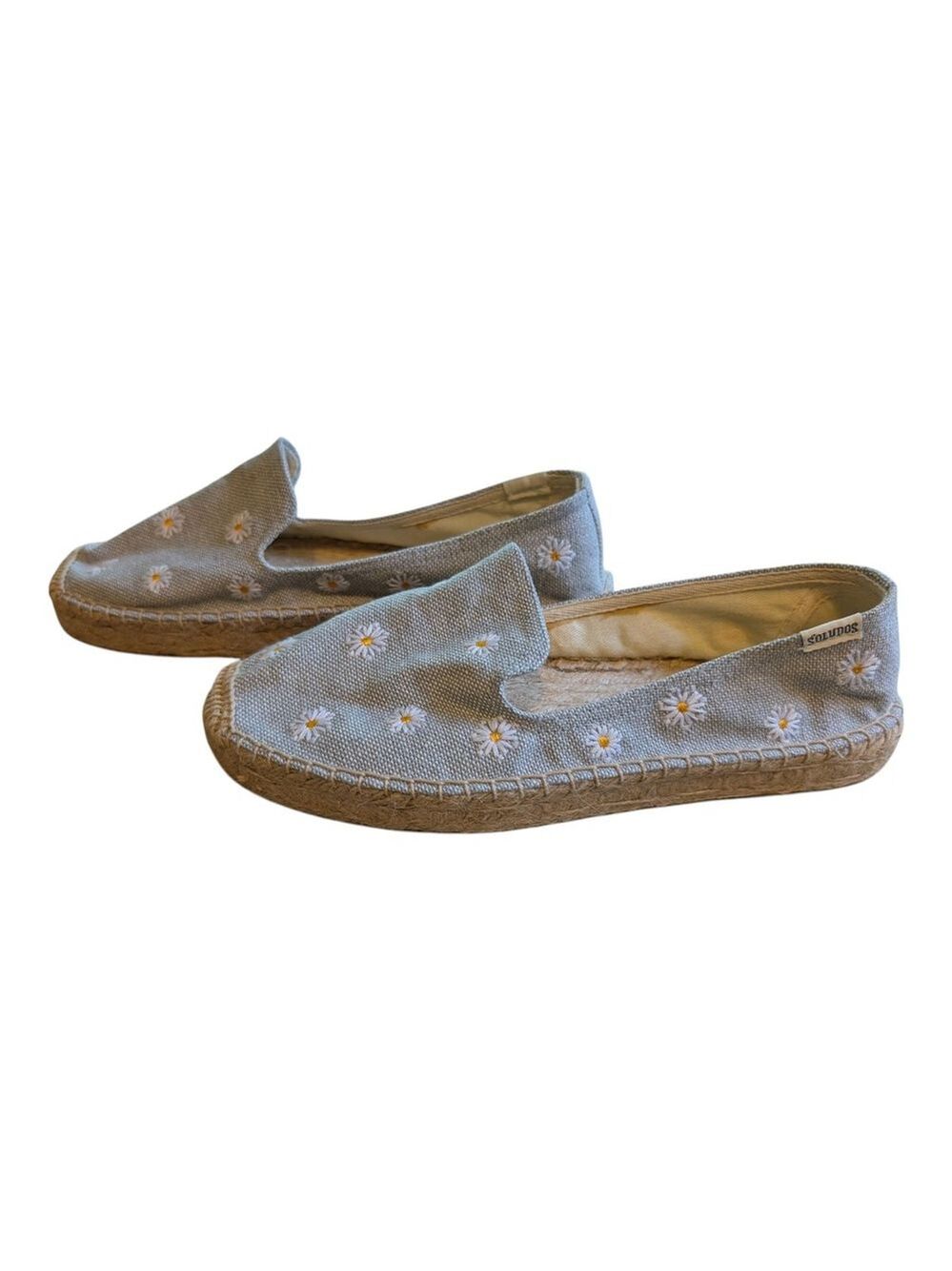 Soludos Daisy Espadrille Slip On Casual Comfort Shoes Flats Size 8 NWOT